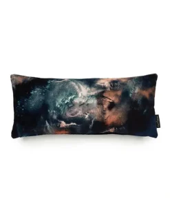 17 Patterns Cloudbusting Earth Blue Lumbar Cushion