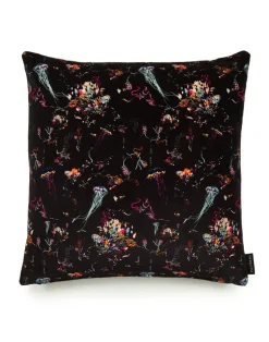 17 Patterns Jellyfish Black Cushion