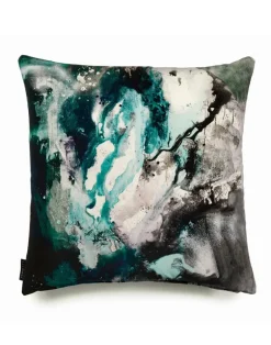 17 Patterns Nebulous Jade Cushion