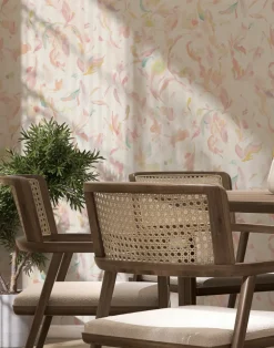 Abstract Blooms, Peach