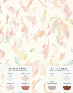 Abstract Blooms, Peach