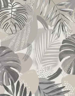 ABSTRACT JUNGLE PUTTY GREY