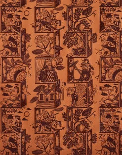 Albion, Orange/Mahogany