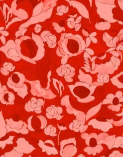 Amalia Red, Cotton/Linen