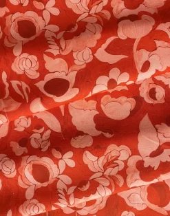 Amalia Red, Cotton/Linen