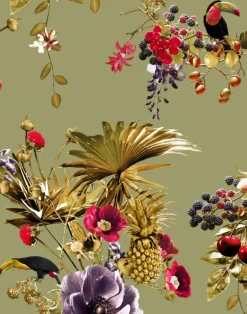 Amazonia Blooms, Jungle Green