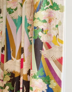 Arc en Ciel, Viscose and Linen Fabric