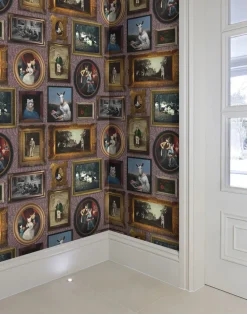 At the Art Gallery, Burgundy