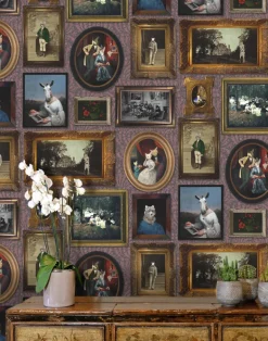 At the Art Gallery, Burgundy