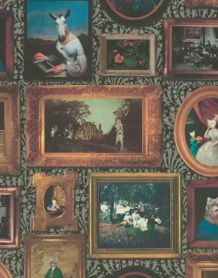 At the Art Gallery, Charcoal