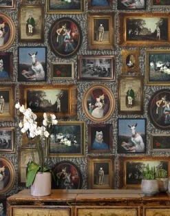 At the Art Gallery, Charcoal