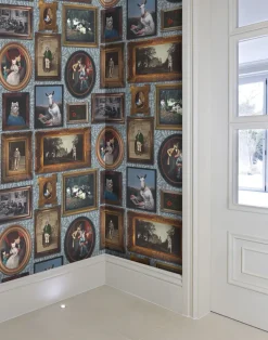 At the Art Gallery, Teal