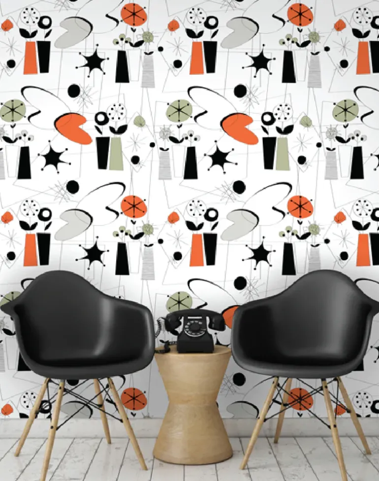 Atomic Wallpaper, Color