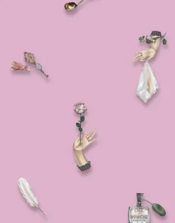 Belle Epoque Pink Wallpaper
