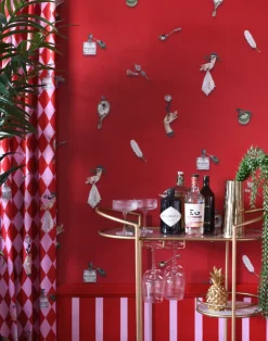 Belle Epoque Red Wallpaper