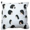 Bethany Eden Black Hair Pillow