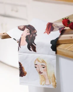 Bethany Eden Faces Tea Towel