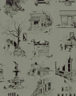 Bettie Toile, Tile Green