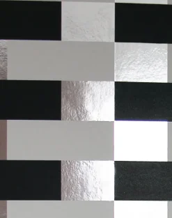 Block, Silver Black White