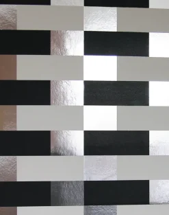 Block, Silver Black White