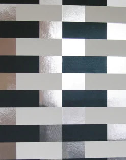 Block, Silver Navy White