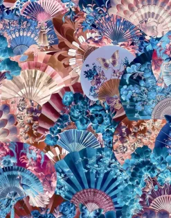 Blossom Fabdango, Blue & Lilac