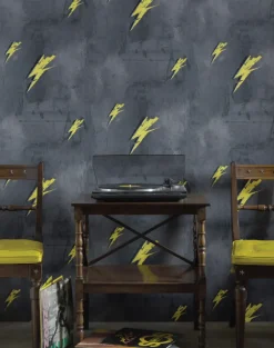 Bolt, Yellow on Charcoal