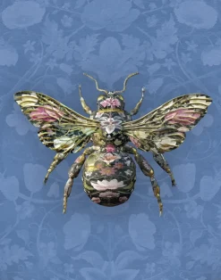 Bombus Botanicus in Blue