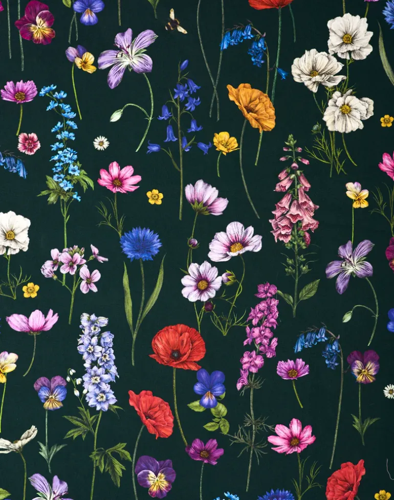 Botanica, Green - GOTS ECO Cotton Drill