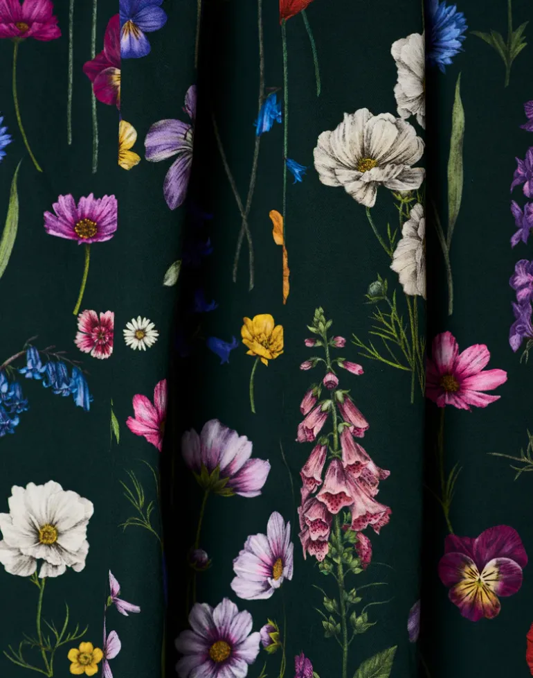 Botanica, Green - GOTS ECO Cotton Drill