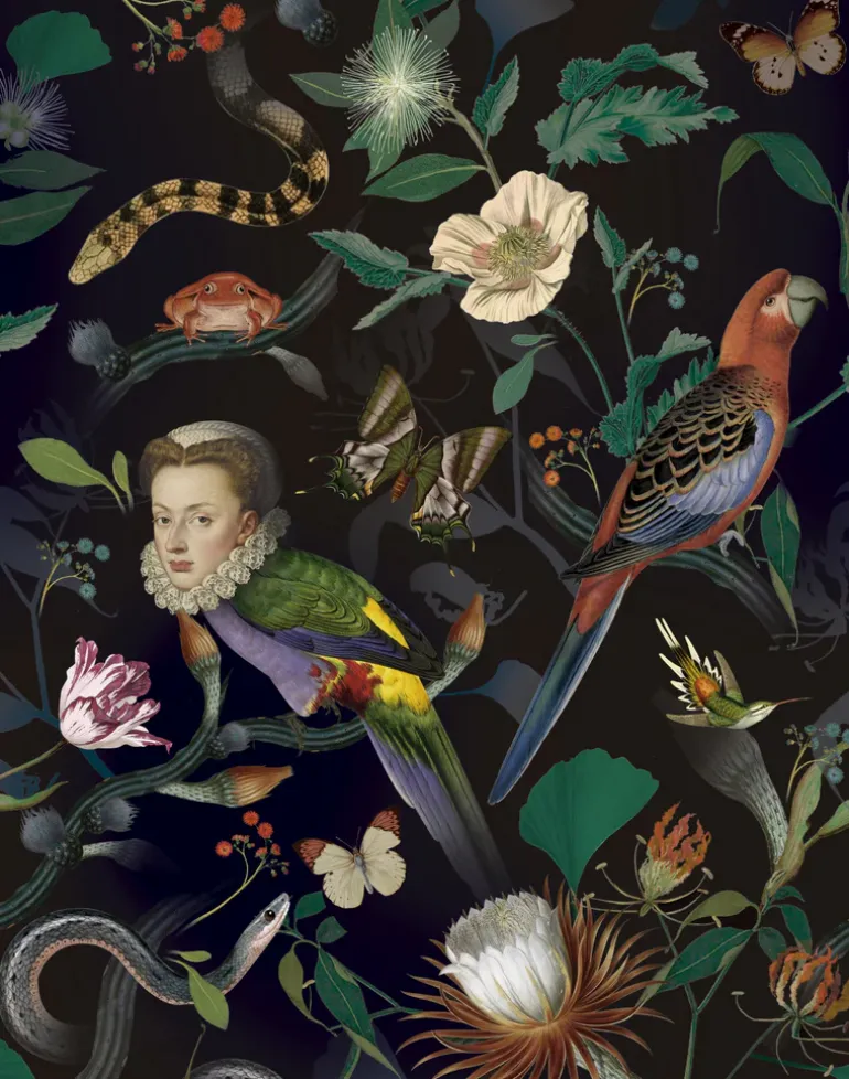 Botanical Night Wallfabric