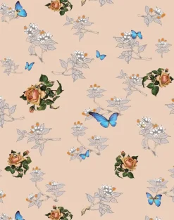 Bouquet and Butterflies, Apricot