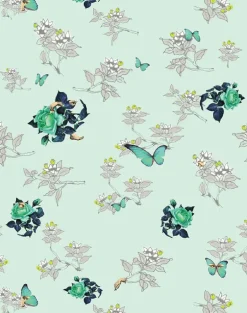 Bouquet and Butterflies, Mint