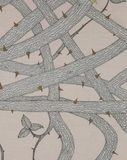 Brambleweb Linen Union Fabric, Nude