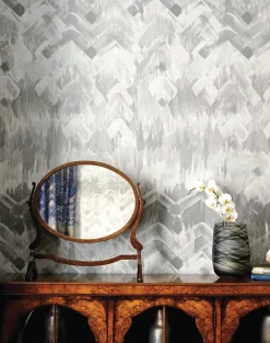 Brushed Herringbone, Black