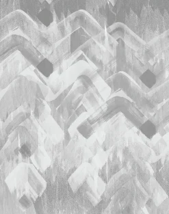 Brushed Herringbone, Grey