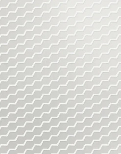 Buzz, White Flock/Silver Lustre