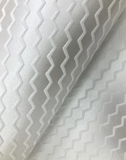 Buzz, White Flock/Silver Lustre