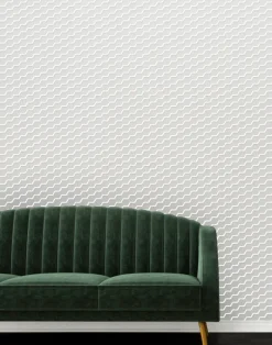 Buzz, White Flock/Silver Lustre