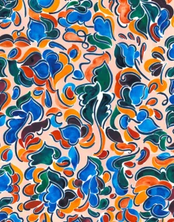 Camilla Red, Cotton/Linen