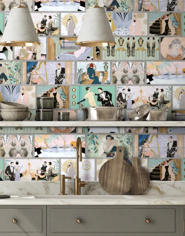 CHARLESTON TOWER PASTEL MULTI