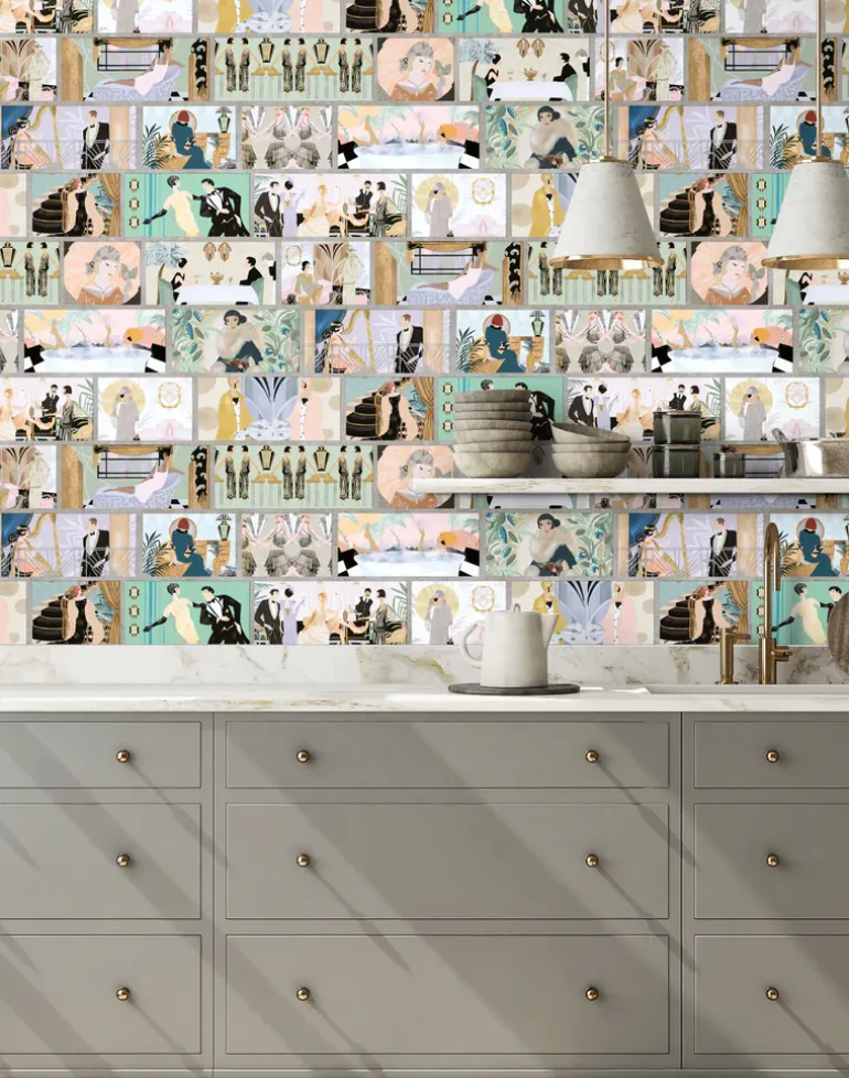 CHARLESTON TOWER PASTEL MULTI