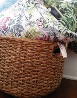 Charlotte Jade Tropical Flora Cushion Cover