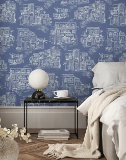 CHARMING LANES, CHINA BLUE