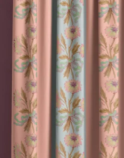 Chateau Stripe, Peach & Cloud Fabric