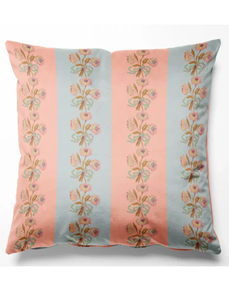Chateau Stripe, Peach & Cloud Fabric