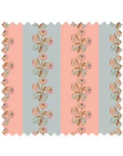 Chateau Stripe, Peach & Cloud Fabric