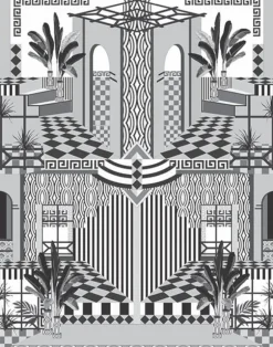 Chatelaine Mural, Black