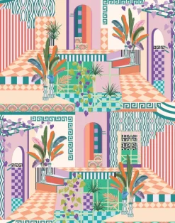 Chatelaine Mural, Chatelaine Perfectly Peach