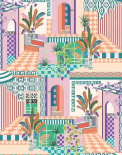 Chatelaine Mural, Chatelaine Perfectly Peach